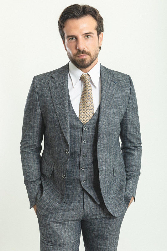 Kevin Dark Gray Suit