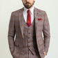 Hart Burgundy Suit