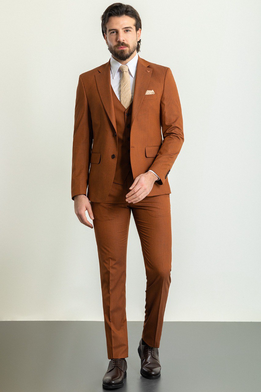 Palmer Camel Suit