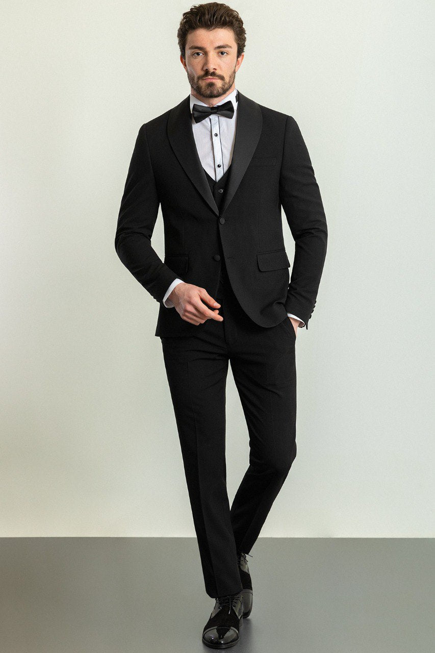 Pall Black Tuxedo Suit