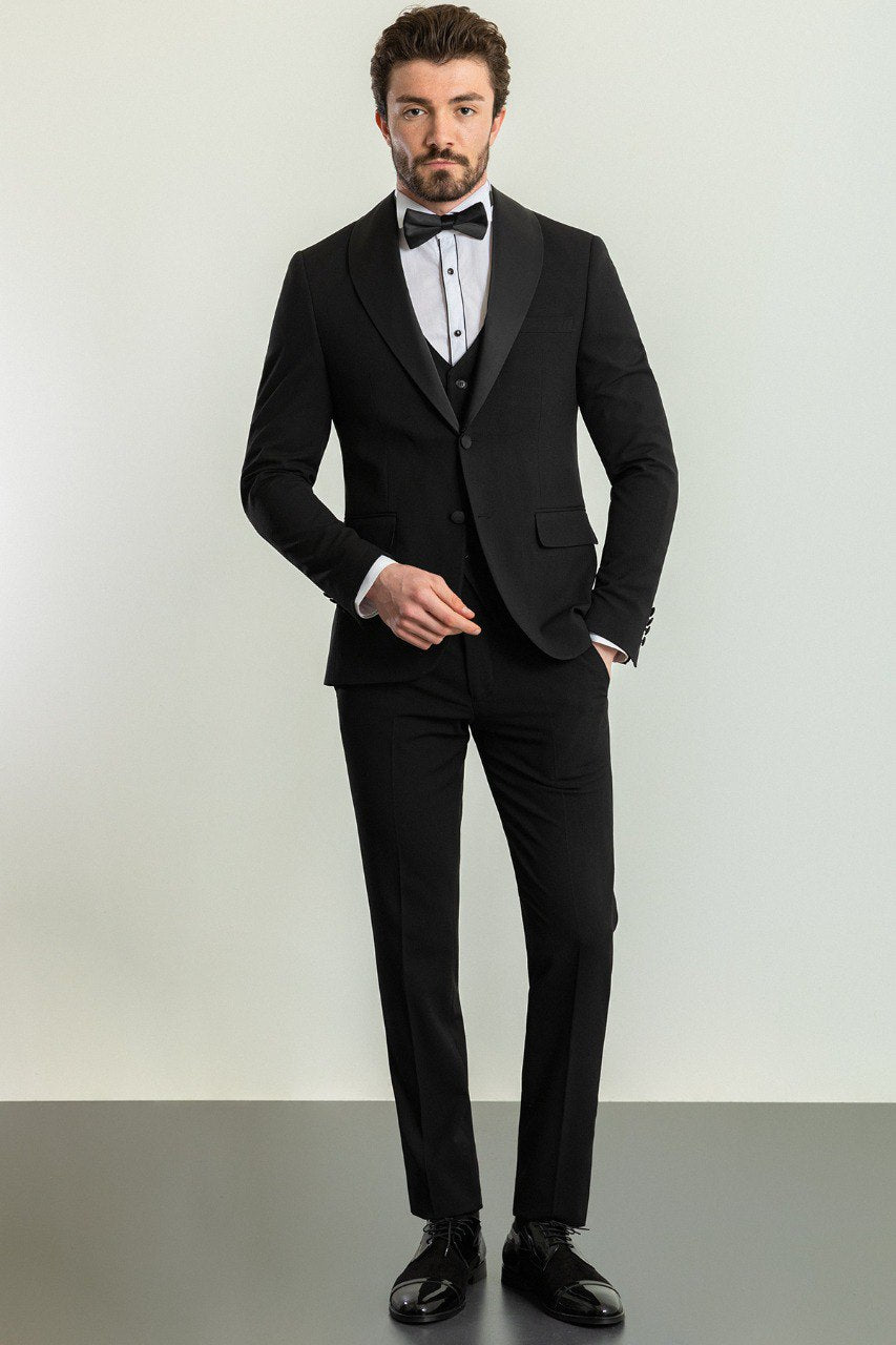 Pall Black Tuxedo Suit