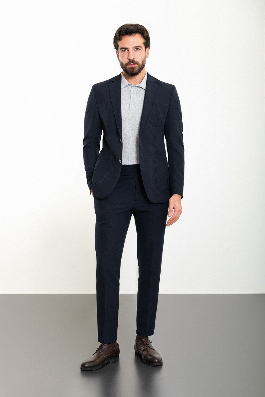 Ronn Navy Blue Suit