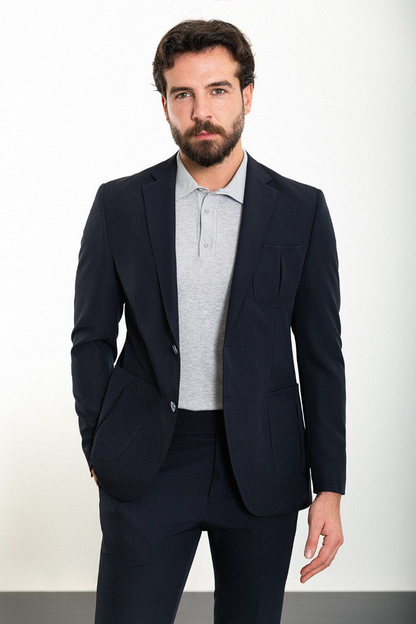 Ronn Navy Blue Suit