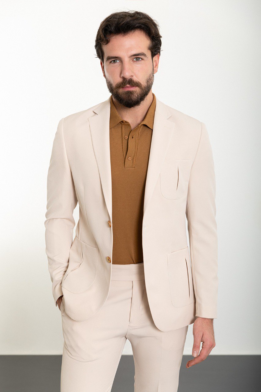 Ronn Beige Suit