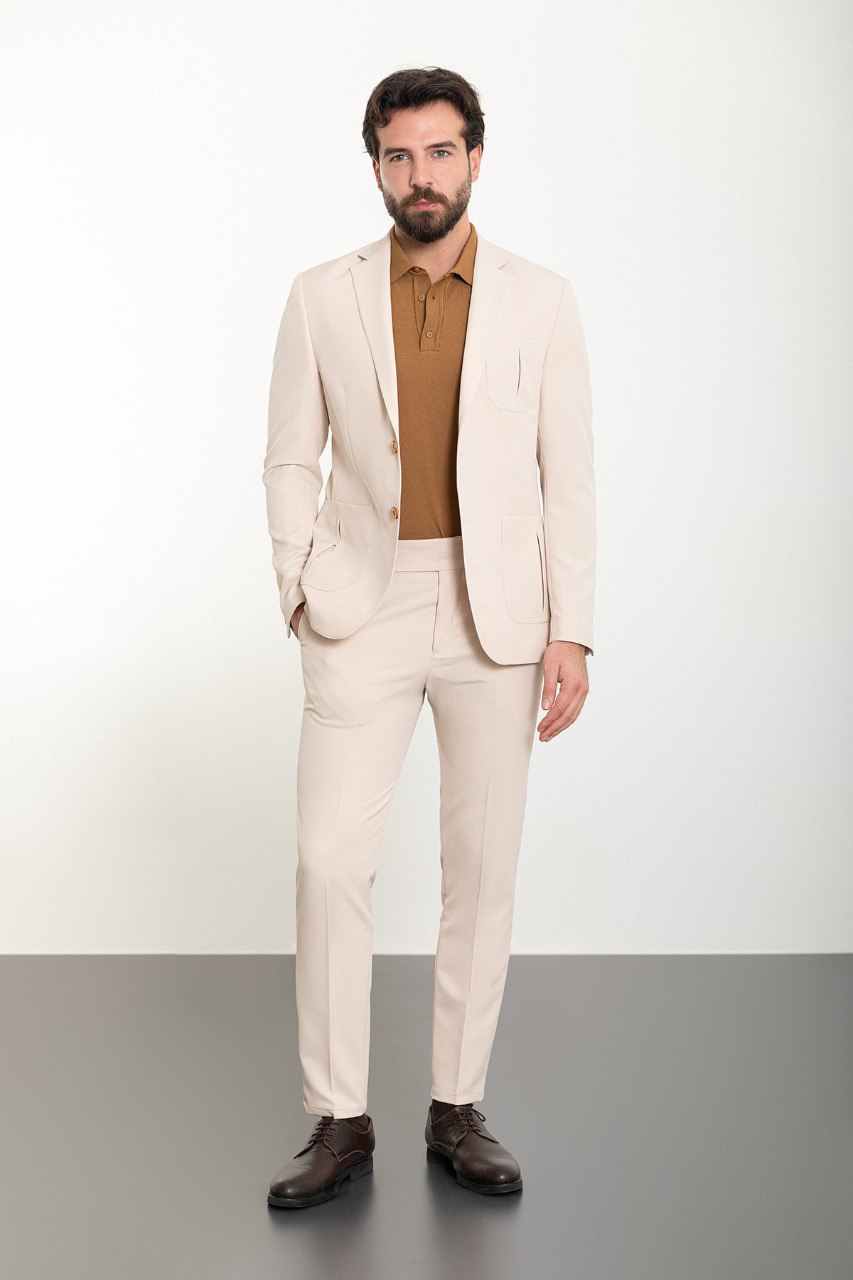 Ronn Beige Suit