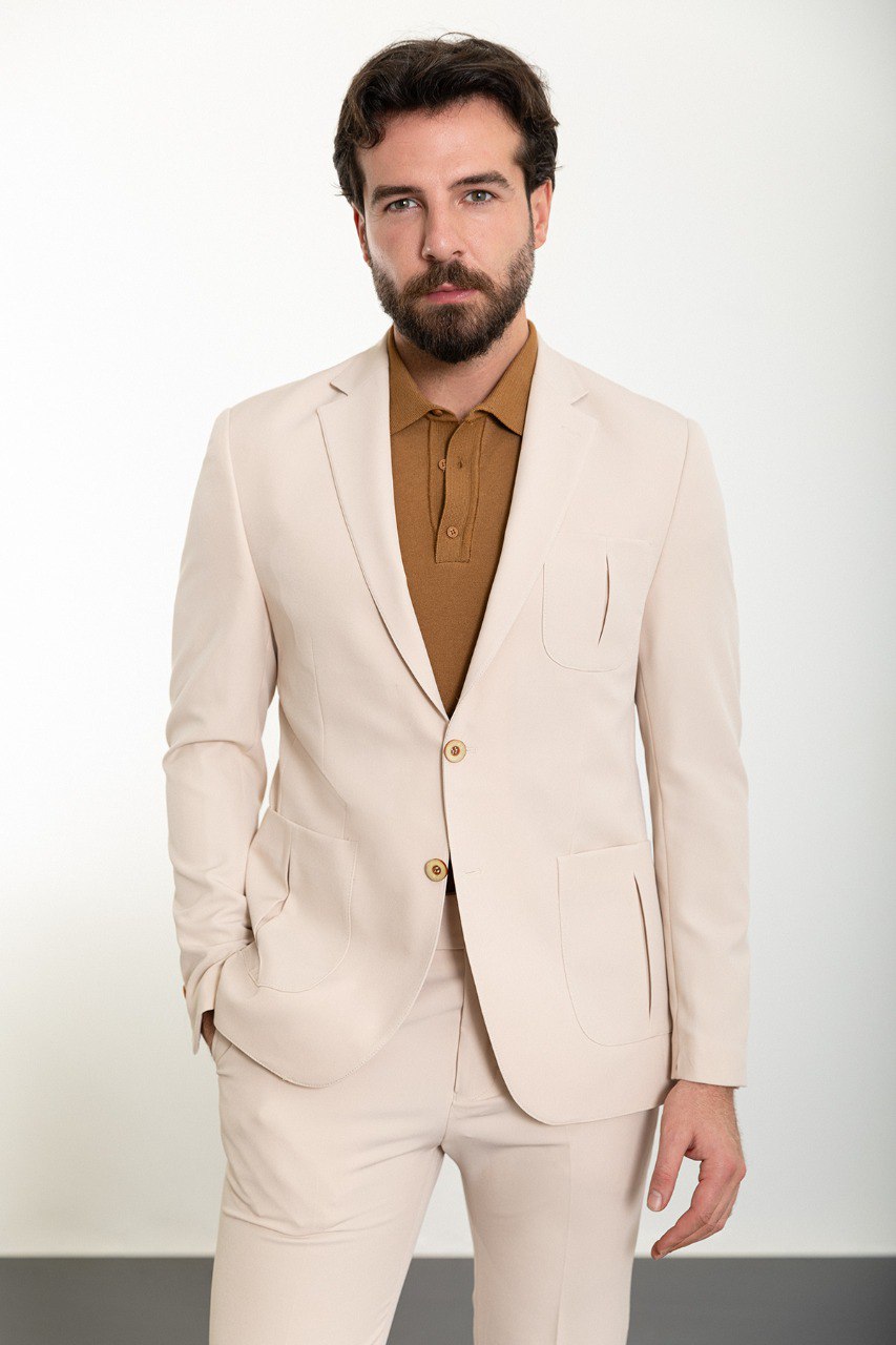 Ronn Beige Suit