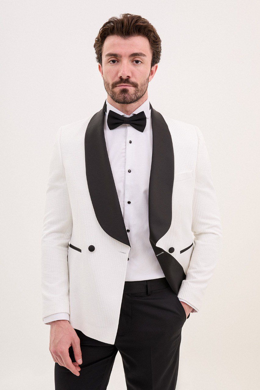 Carlisle White Tuxedo