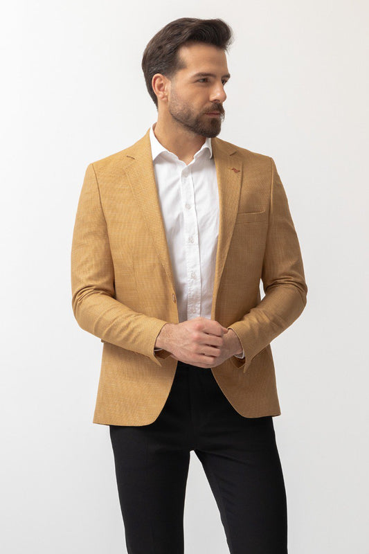 Leo Yellow Blazer