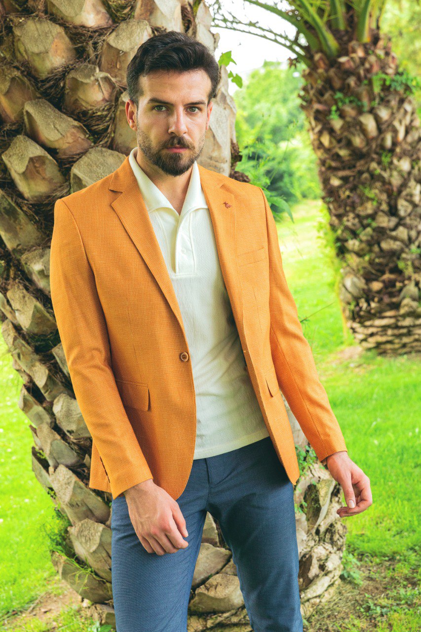 Leo Mustard Blazer