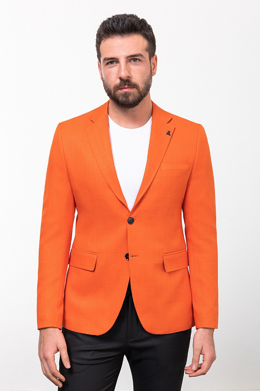 Gabe Orange Blazer