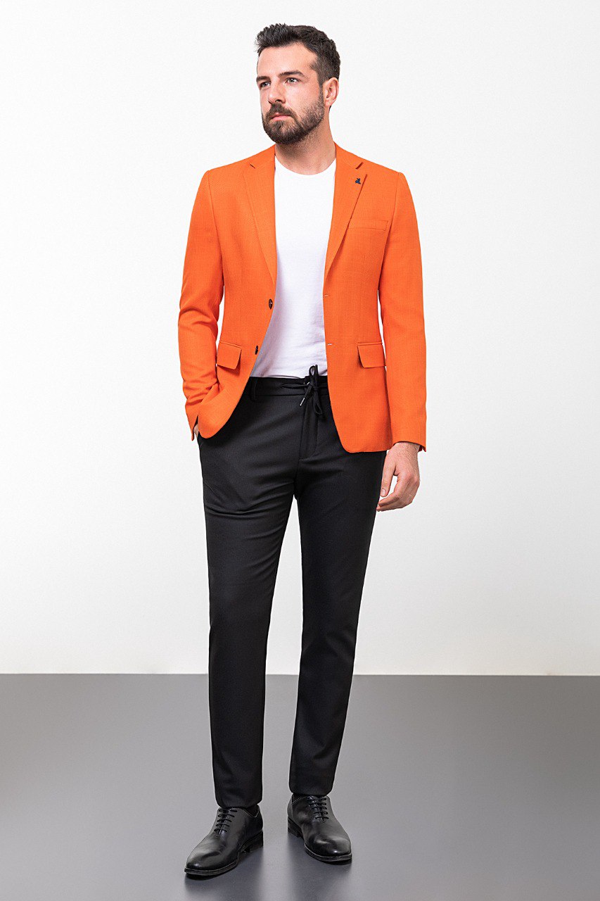 Gabe Orange Blazer