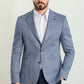 Ruth Blue Patterned Blazer