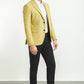 Henry Yellow Patterned Blazer