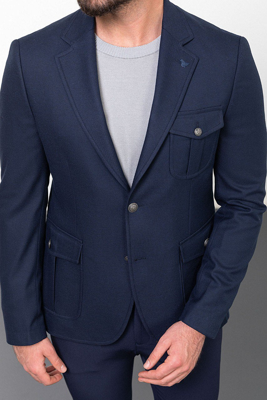 Luke Navy Blue Blazer