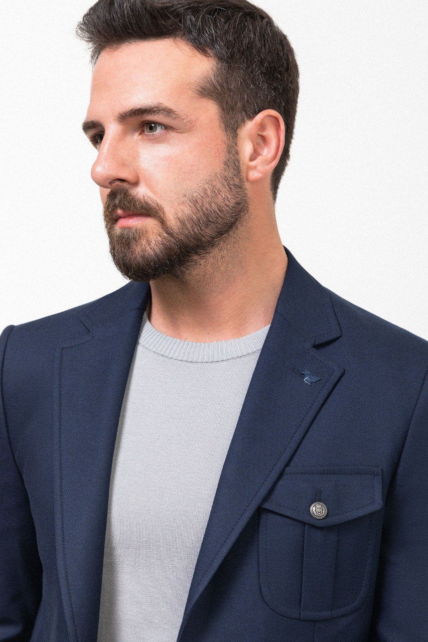 Luke Navy Blue Blazer