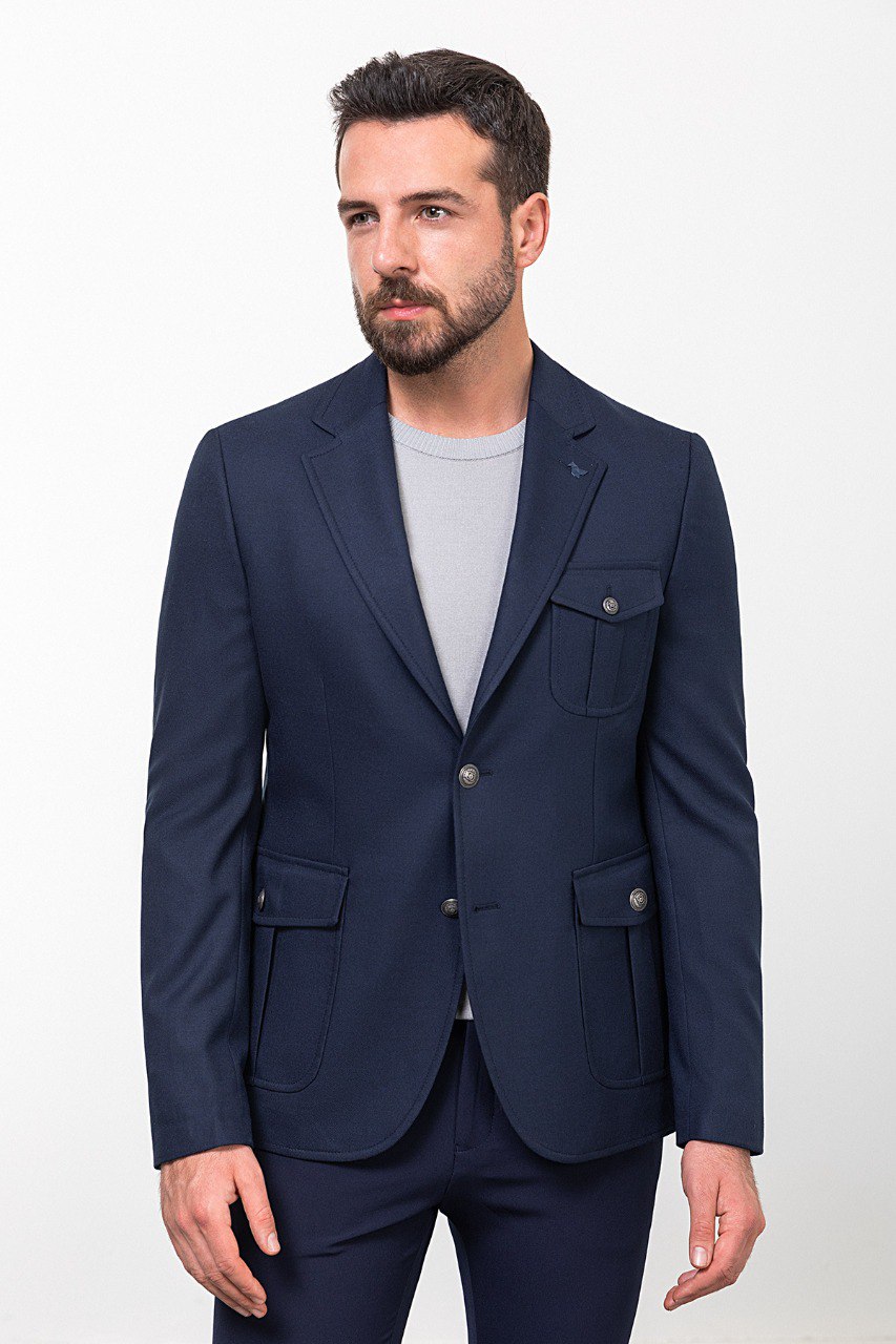 Luke Navy Blue Blazer