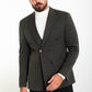 Logan Dark Gray Double Breasted Blazer