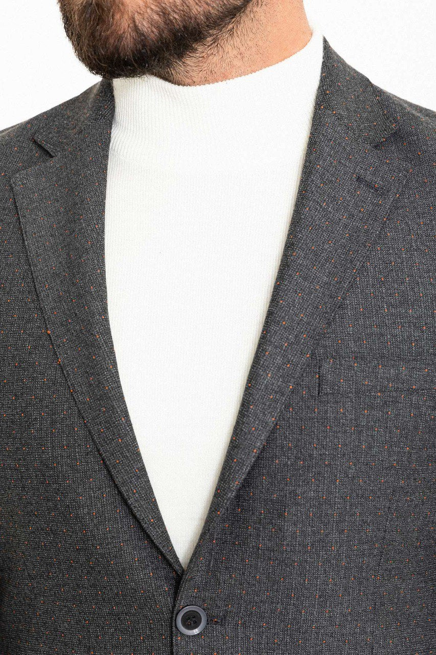 Jack Gray Patterned Blazer