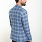 Kray Blue Plaid Blazer