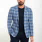 Kray Blue Plaid Blazer