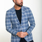 Kray Blue Plaid Blazer