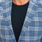 Kray Blue Plaid Blazer