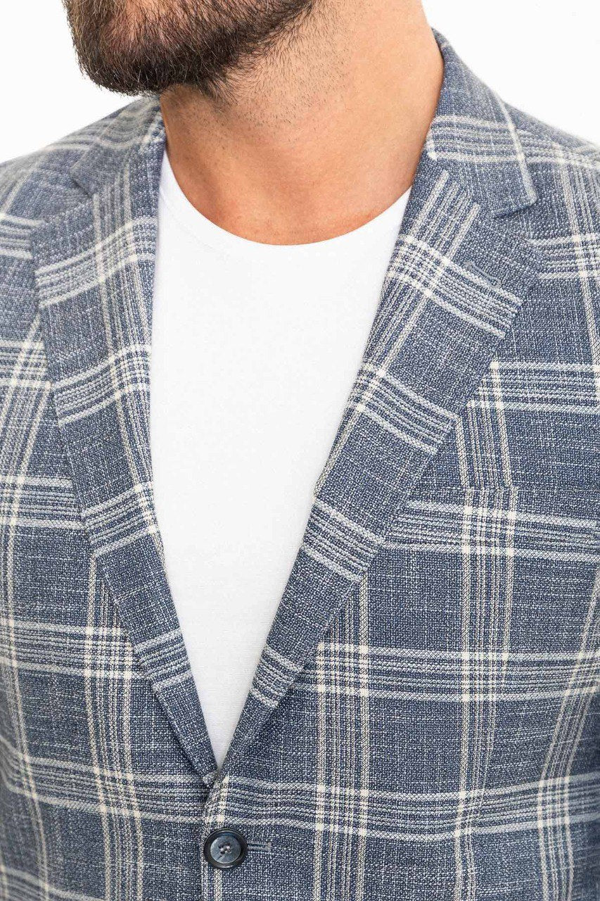 Kray Gray Plaid Blazer