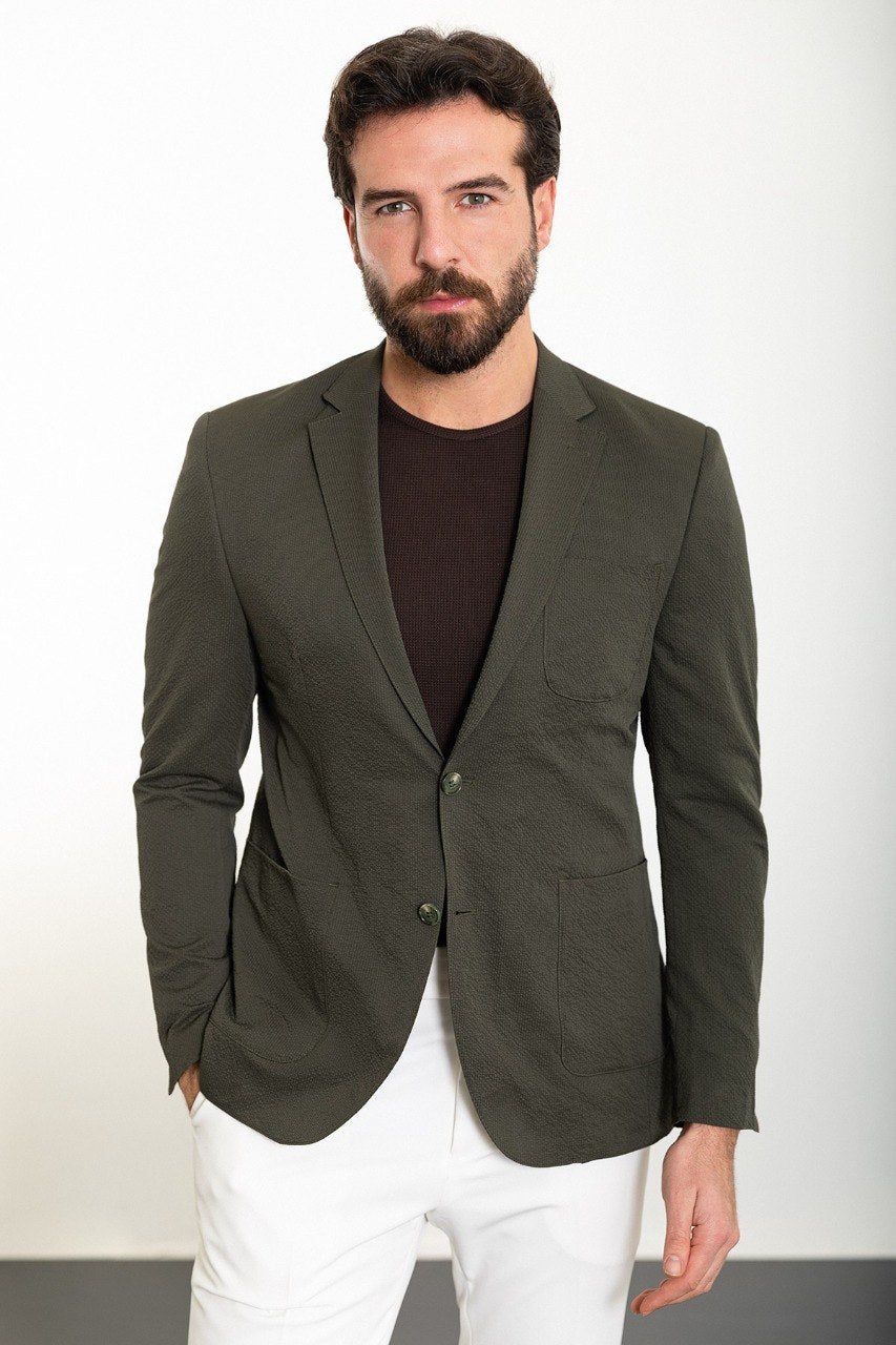 Clay Khaki Blazer