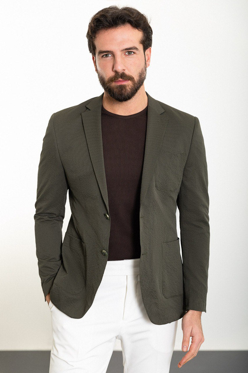 Clay Khaki Blazer