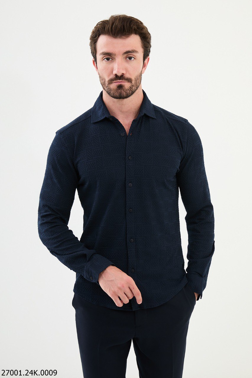 Zack Navy Blue Shirt