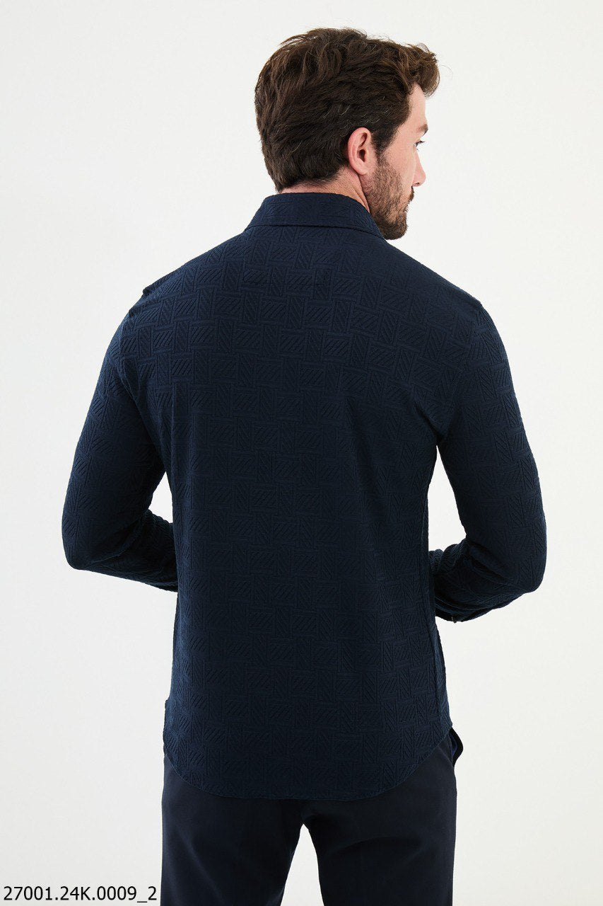 Zack Navy Blue Shirt