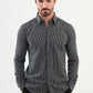 Blorn Black & Gray Striped Shirt