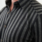 Slagor Dark Gray Striped Shirt