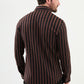 Slagor Brown Striped Shirt