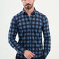 Rava Blue Patterned Shirt