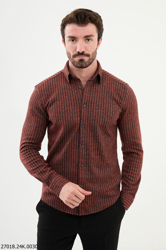 Morcan Tile Striped Shirt