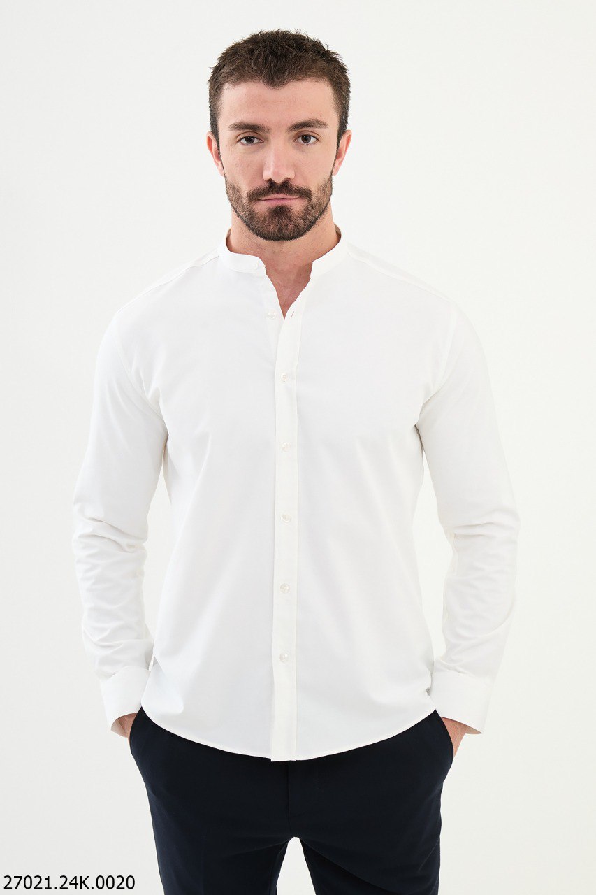 Dronn White & Ecru Shirt