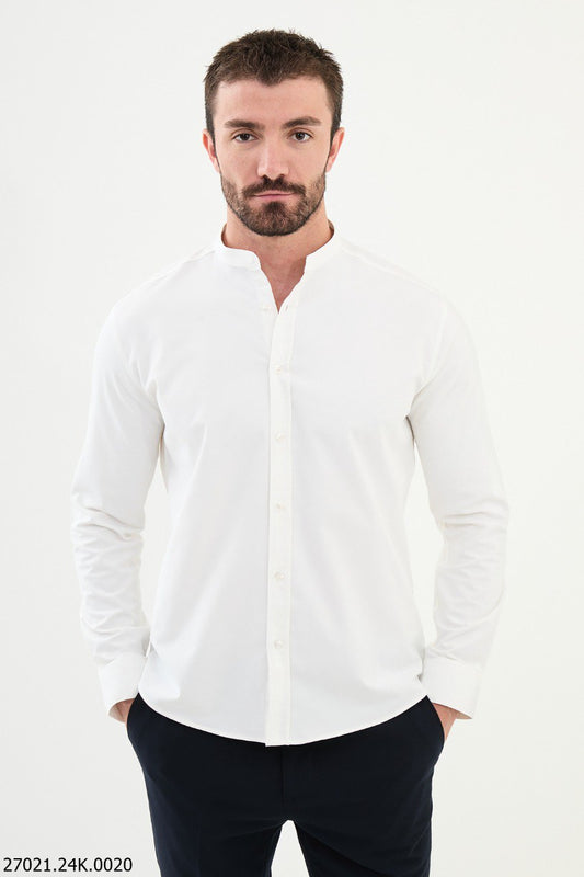 Dronn White & Ecru Shirt