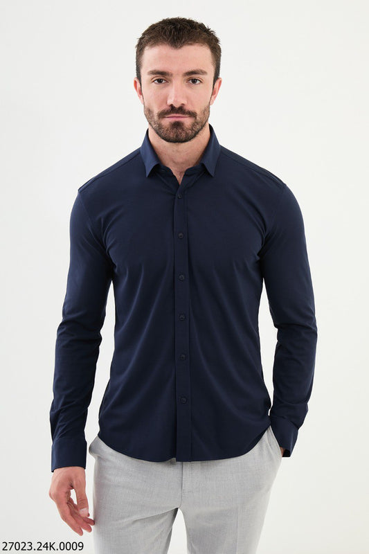 Clody Navy Blue Shirt