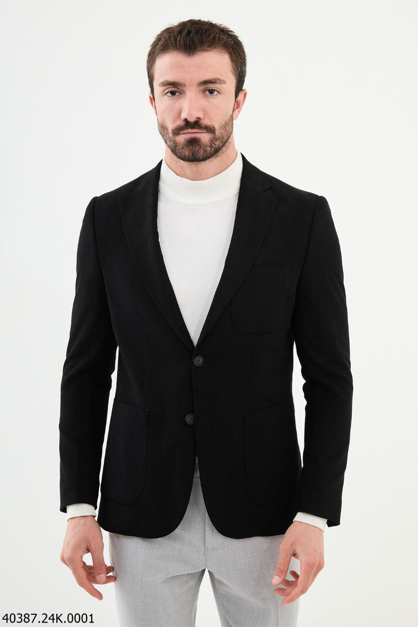 Lorenz Black Blazer