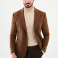 Euron Camel Striped Blazer