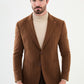 Euron Camel Striped Blazer