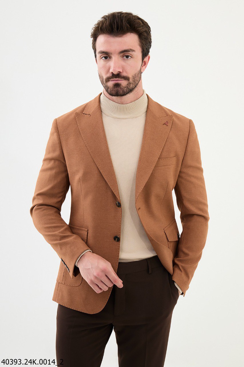 Capry Chestnut Brown Blazer