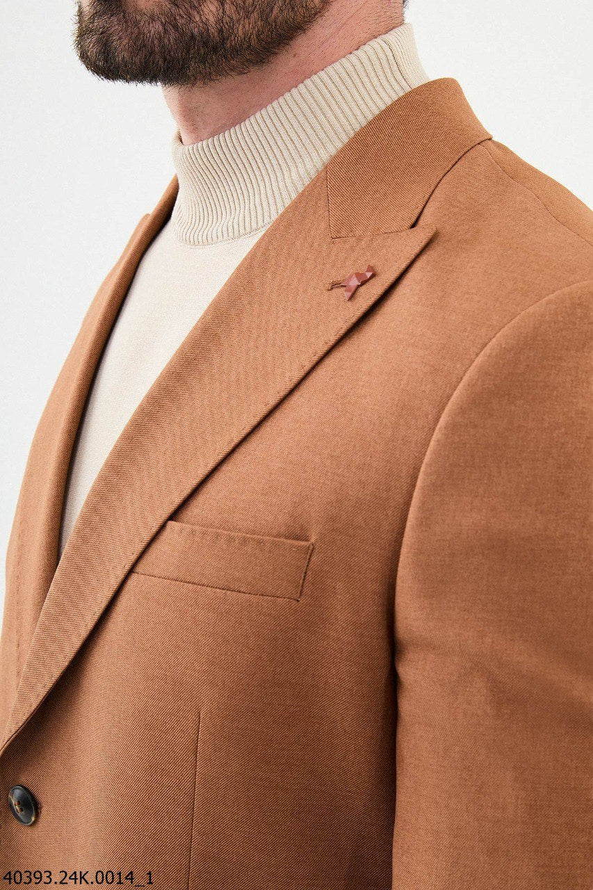 Capry Chestnut Brown Blazer