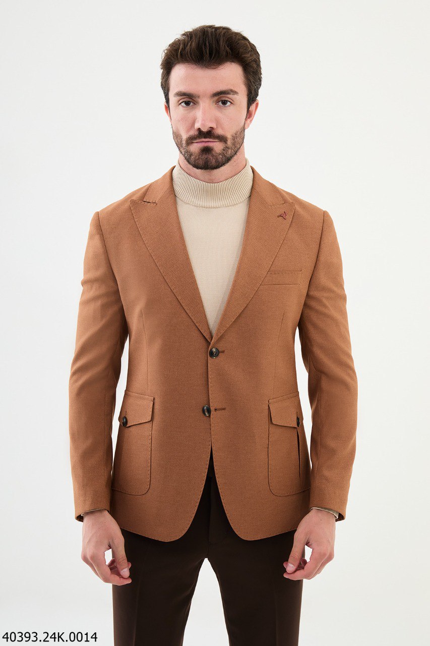 Capry Chestnut Brown Blazer