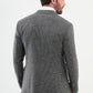 Giany Light Gray Self-Patterned Blazer