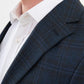 Moco Navy Blue Patterned Blazer