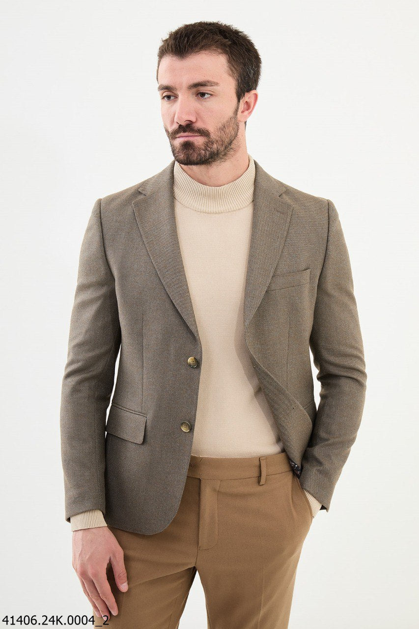 Khan Light Brown Blazer