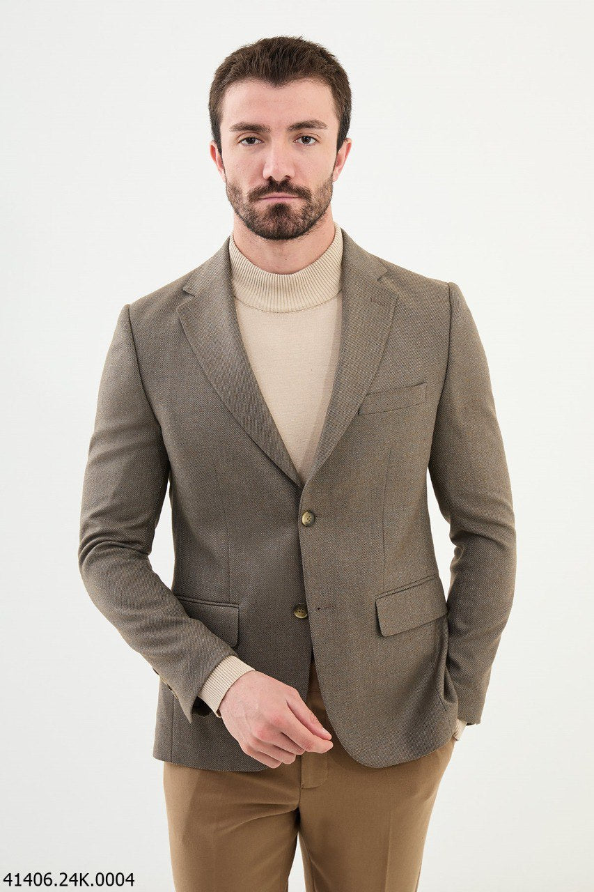 Khan Light Brown Blazer