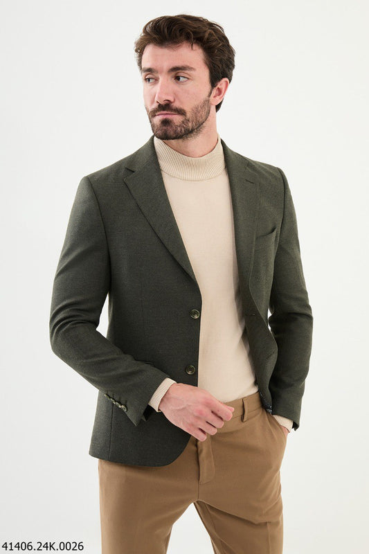 Khan Khaki Blazer